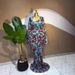 Women's Long Sleeved Printed Mesh Pleated Evening Dress European And American Style Cross Border Autumn Party Dress_ecoleips.com