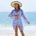 Women's Clothing Three Piece Women's Swimsuit Multi Color High End Printed Swimsuit_ecoleips.com