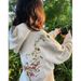 Trendy Heavy Duty Machine Embroidered Hooded Sweatshirt American Style Fleece Lined Thickened Casual Jacket for Women Autumn Winter Fashion_ecoleips.com