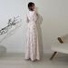 2025 New European And American Women's Clothing Long Sleeved Round Neck Slim Fit Thin Printed Long Skirt _ecoleips.com