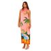 European And American Cross-border 2026 Summer New Sleeveless Round-neck Printed Vacation-style Casual Slit Dress For_ecoleips.com