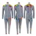 Women's Loose Two-Piece Set Casual Polyester Suit With Pockets Independent Station Inkjet Printed Spring/Autumn Winter Wear_ecoleips.com