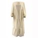 Women's Clothing New Solid Color Sleeve Long Dress_ecoleips.com