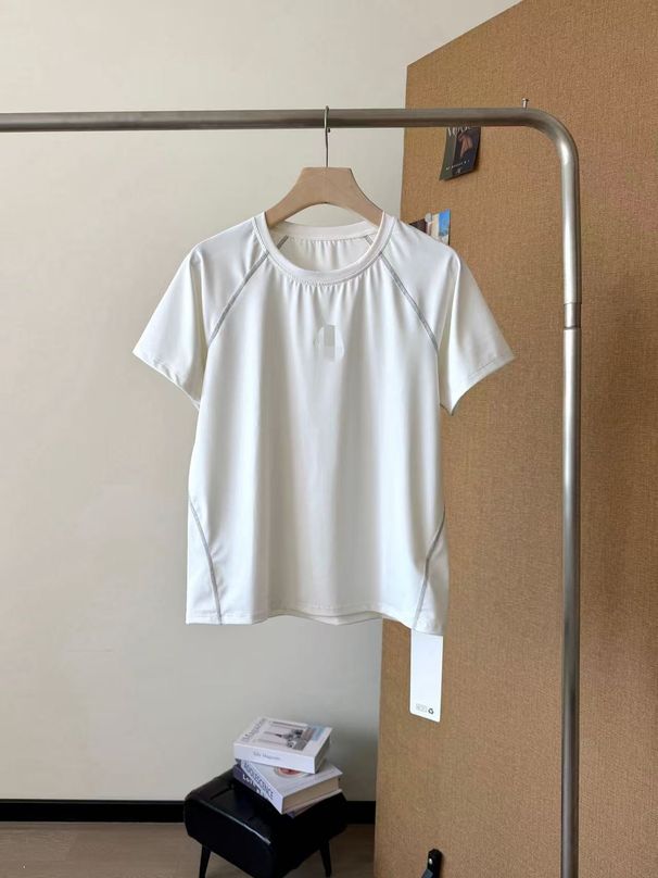 Alio Pg 26 New Quick-Dry Top With Visible Stitching Design, Breathable And Cool-Feeling Women's Yoga Fitness Sports_ecoleips.com