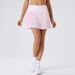 K Elegant Yoga Pleated Skirt Sports Short Skirt Anti Glare Badminton Golf Short Tennis Skirt_ecoleips.com