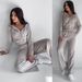 Aria Basics 2024 European American Foreign Trade Autumn And Winte's New Hooded Casual Sweatshirt Two-piece Set_ecoleips.com