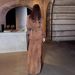 Women's Clothing autumn new solid color round neck pleated slim fit top skirt elegant suit_ecoleips.com