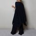 Women's Clothing Autumn Solid Color Round Neck Top Loose Pants Two Piece Suit_ecoleips.com