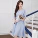 Striped French Retro Summer New Women's Clothing 2026 Fashion Spliced Mid-length Stylish Dress Manufacturer_ecoleips.com