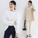 Women's Striped Loose Fit Sweatshirt Style Casual Cotton Round Neck Top For Spring And Autumn_ecoleips.com
