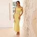 Women's Clothing New Summer Mesh Splicing Slim Fit Hip Dress_ecoleips.com