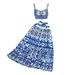 women's fashion casual long sved lace patchwork top and skirt set american style autumn clothing_ecoleips.com