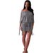 Summer New Women's Sexy Off-Shoulder Big Backless Slim Fit Tassel Tie Bodycon Skirt Style_ecoleips.com