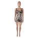 Women's Clothing Sexy Low Cut Leopard Print Jumpsuit For Women Tight Fitting Waist Cinching Hot Selling Fashion_ecoleips.com