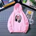 White Hooded Sweatshirt For Women, American Hip Hop Style, Trendy Brand Jacket, Spring And Autumn Fleece Lined, Couple's_ecoleips.com