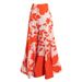 Women's Clothing One Shoulder Ruffled Hollow Print One Piece Swimsuit_ecoleips.com