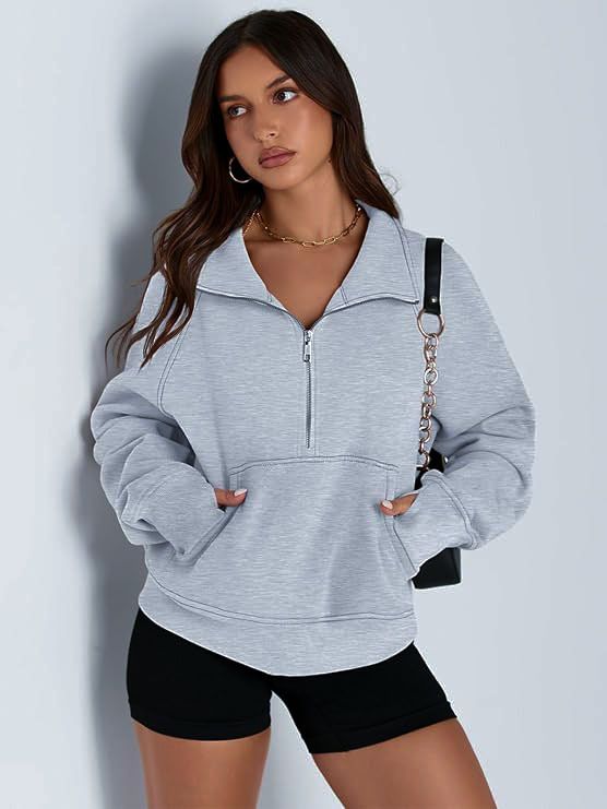 Spring 2026 Women's Casual Sweatshirt Fashion Zipper Sweatshirt Women's Top Wholesale_ecoleips.com