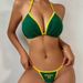Women's Clothing Two Piece Letter Bikini Swimsuit New Style Swimwear Bikini Set_ecoleips.com