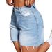 Women's Clothing Summer Street High Elastic High Waist Shorts Ripped Denim Shorts Women Super Hot_ecoleips.com