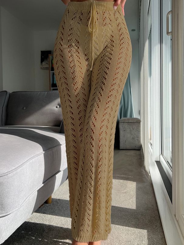Beachside Breeze Linen Pants – Lightweight Drawstring Trousers For Vacation (Breathable, Sun Protection, Boho Style)_ecoleips.com
