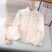 girl Girl 2025 Autumn Winter New Style Slim Waist Patchwork Down Cotton Jacket Stand Collar Slimming Inner Liner Outdoor Thick_ecoleips.com