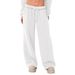 Women's Fleece Jogger Pants – High-Waisted Lounge Pants (Soft Brushed Interior, Elastic Cuffs, Oversized Fit)_ecoleips.com