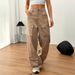 Voya 2026 Spring/Summer New European And American Women's Loose Casual American-Style Wide-Leg Long Street Pouch Overalls_ecoleips.com