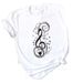 Wish Cross-border Clothing New Large Size Short-sleeve Women's T-shirt With Musical Notes_ecoleips.com