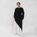 Voya Women's 2-Piece Top & Skirt Set - Tie-Waist Blouse With Belt & Elegant Skirt - Coordinated Outfit For Daily Wear & Special Occasions_ecoleips.com