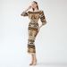 2026 New Spring Elegant With Unique Design, Fashionable Slim Fit, Waist-Revealing Hollowed-Out Pleated Dress_ecoleips.com
