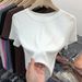 Essential Ribbed Crewneck Tee – Slim Fit Short Sleeve Top In 8 Colors | Breathable Stretch Viscose (M-Xxl)_ecoleips.com
