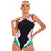 Women's Clothing New Sports Conservative One Piece Swimsuit Sexy Backless Swimsuit_ecoleips.com