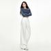 American Retro High-waisted Loose Wide-leg Pleated Drapey Straight Jeans For Women Wholesale_ecoleips.com