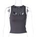 Aria Basics Aria Basics European And American Ins-style Women's Clothing, New Spring-summer Fashion, Trendy Solid Color Sleeveless Square-neck_ecoleips.com