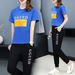 Breathable Activewear Set – Women's Quick-Dry Short Sleeve Top & 7/8 Lounge Pants | Plus Size Friendly (M-4XL) | Casual Streetwear In Classic Colors_ecoleips.com