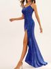 Women’s Clothing new slim temperament sequin slit tail evening dress cocktail party banquet suspender skirt_ecoleips.com
