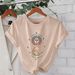 Women's Casual Round Neck Short Sleeve T-Shirt Multi-Color Style Simple Fashionable Sports Top Solid Printed Loose Fit_ecoleips.com