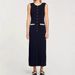 Women's Clothing Spring New Style Light Luxury Western Style Waist Slimming Single Breasted Pleated Vest Dress_ecoleips.com