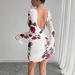 Floral Backless Mini Dress For Women Sexy Mesh Flared Sleeve For Autumn 6 Available_ecoleips.com
