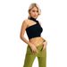 Voya Women's Clothing 2026 Spring/summer New Street Trend Sleeveless Vest Fashion Irregular Short Top_ecoleips.com