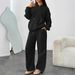 Oversized Fleece Hoodie & Wide-Leg Jogger Set – Y2K Streetwear Loungewear (Black/White/Beige, S-XXXL)_ecoleips.com