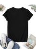 Casual White Round-neck T-shirt With Colorful Bear Desig Short Sleeves Women's FashionT-Shirt Im_ecoleips.com