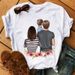 Wholesale Cross-border Women's Plus-size Letter Print Loose-fitting Family Set Short-sleeve T-shirts In European And_ecoleips.com