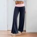 100% Clothing 2025 Summer New European And American Cross-Border Low-Waist Color-Block Casual Spor Wide-Leg_ecoleips.com