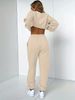 Women's Autumn/Winter Hip Hop Casual Street Mama Letter Pattern Printed Round Neck Sweatshirt+Sweatpants Warm Set-659_ecoleips.com