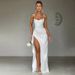 ng2510292 2025 Summer New Sexy Back Tie Split Evening Solid Color Strap Dress Wholesale_ecoleips.com