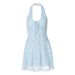 Women’s Clothing Summer New Women's Sexy Halter Neck Backless Jacquard Pure Desire High Waist Slim Dress_ecoleips.com