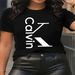 Summer Printed round Neck T-Shirt Large Size Short Sleeve Breathable Cotton Polyester Women's Casual Top for Ages 16-45_ecoleips.com