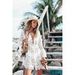 Women's Clothing Sexy Lace Long Sleeved V Neck Dress_ecoleips.com