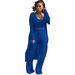 High-Stretch Ribbed 3-Piece Womens Lounge Set Casual Sportswear Multiple Colors Plus Size_ecoleips.com